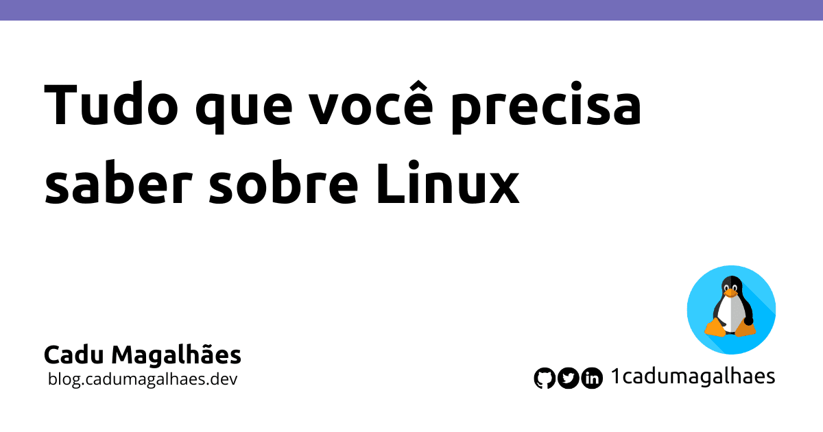Tudo que você precisa saber pra usar Linux