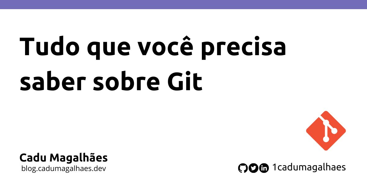 Tudo que você precisa saber sobre Git